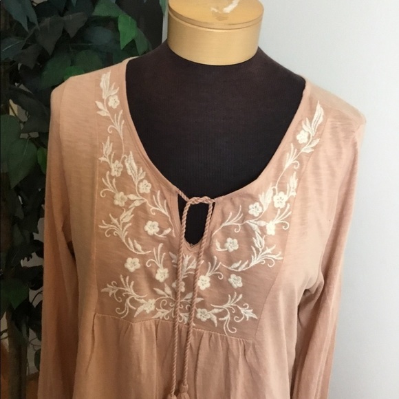 Sonoma Goods For Life peasant top L long sleeve - Picture 2 of 11